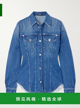 1h可退 香港直邮Versace 范思哲 女士 翻领长袖衬衫 10184701A129