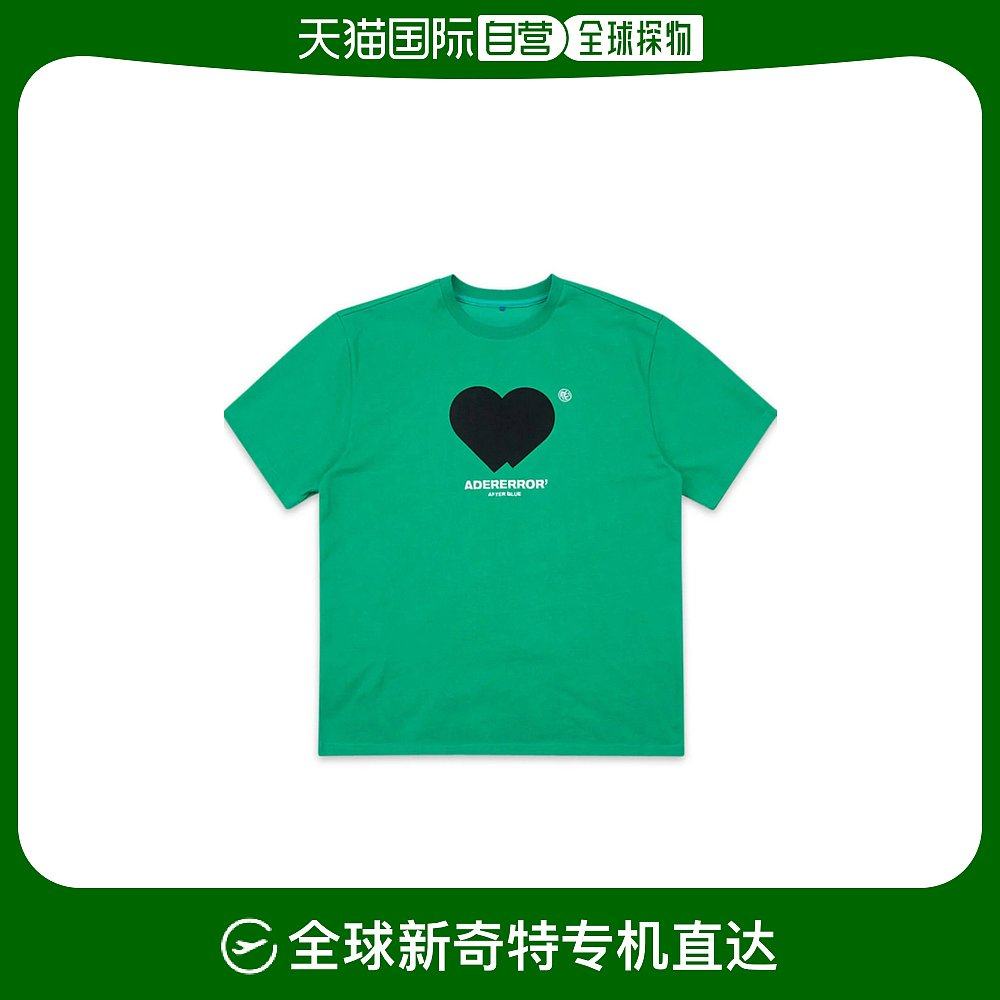 香港直邮ader error 双心徽标t恤 blassht10gn