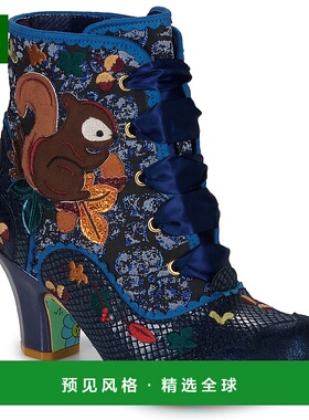 欧洲直邮Irregular Choice 女士 短筒靴 SQUIRREL AWAY