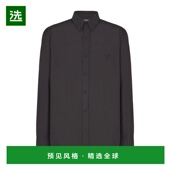 黑色 香港直邮BALMAIN 府绸衬 GH1HS496CG390PA SS2026 男士 衬衫