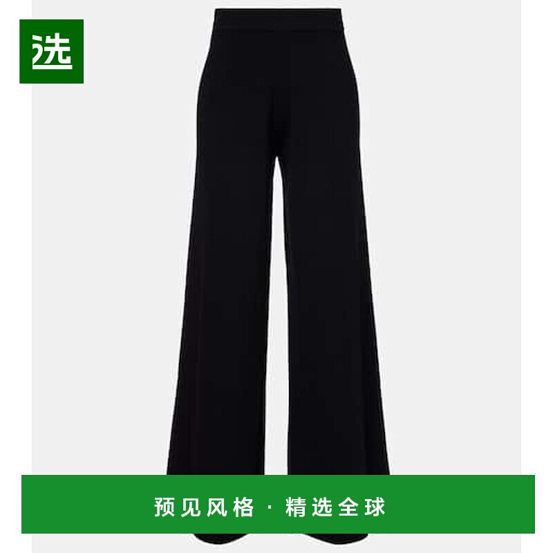 1h可退 香港直邮MaxMara 麦斯玛拉 女士 Lama crêpe 阔腿裤