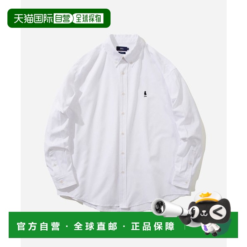 韩国直邮YALE HERITAGE DAN OXFORD SHIRT WHITE男衬衫YD08SH7005