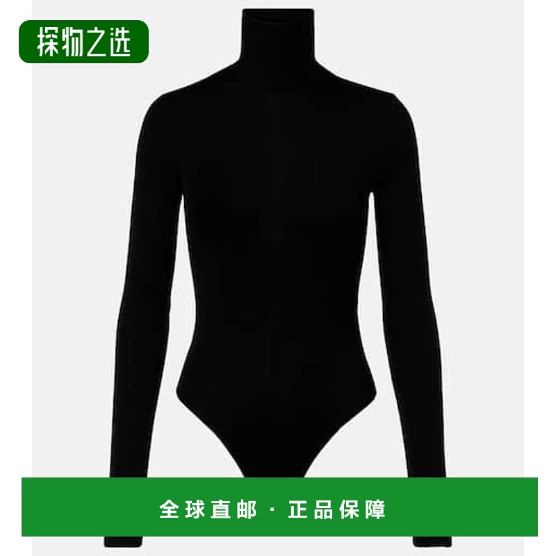 香港直邮AGOLDE 女士 Wilma 针织高领连体衣 black黑色 舒适时尚