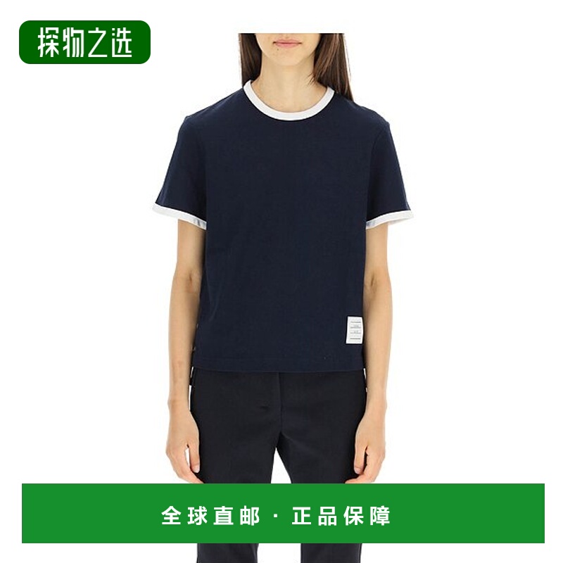 1h可退 欧洲直邮THOM BROWNE 女士T恤FJS075A00042415潮流穿搭时