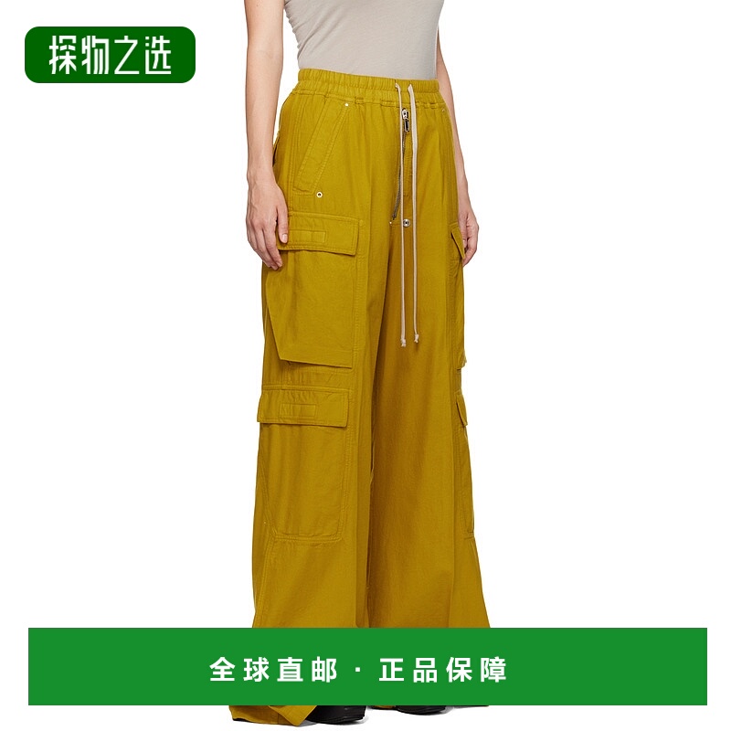 香港直邮Rick Owens Drkshdw 阔腿休闲裤 DS02D2324CFL