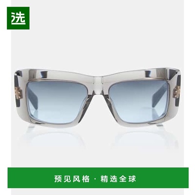 1h可退 香港直邮Balmain 巴尔曼 女士 Envie 方形醋纤太阳眼镜 00