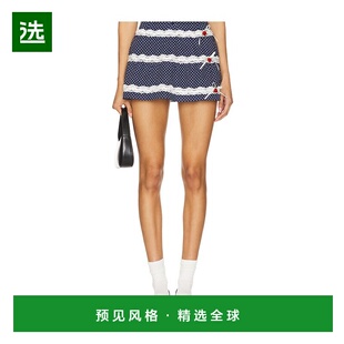 1h可退 香港直邮Danielle Guizio 女士 Simone 迷你半身裙 S25303