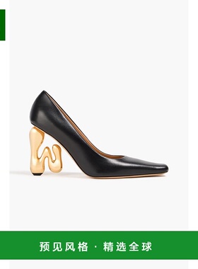 香港直邮J.W. Anderson 女士 Bubble 皮质浅口鞋 ANW41310A18830B