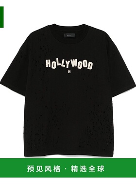 1h可退 香港直邮AMIRI 男士 HOLLYWOOD SHOTGUN T恤 AMJYTE1092