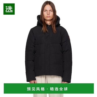 1h可退 香港直邮Canada Goose 加拿大鹅 男士 黑色 MacMillan 羽