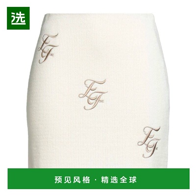 1h可退 香港直邮Elisabetta Franchi 女士 迷你半身裙 beige米色