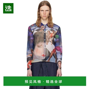 1h可退 香港直邮Sunnei 男士 多色 Sheer Organza 衬衫 RTWXTOP01
