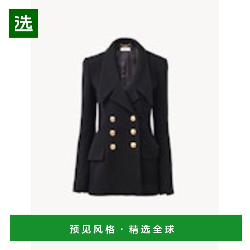 1h可退 香港直邮Chloe 蔻依 女士 羊毛大衣 CH25AVE22935