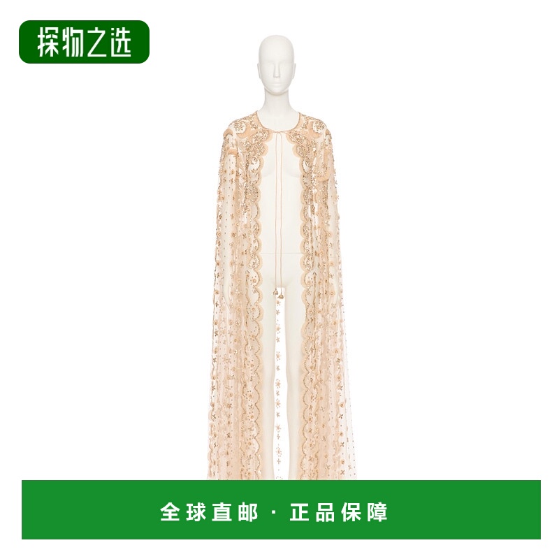 香港直邮Valentino 半透明斗篷 BCG4L21ED华伦天奴