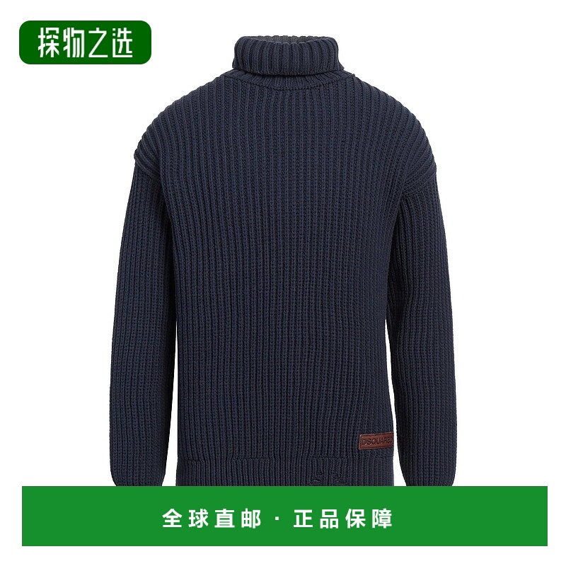 香港直邮Dsquared2 二次方 男士 高领上衣 blue蓝色 舒适时尚