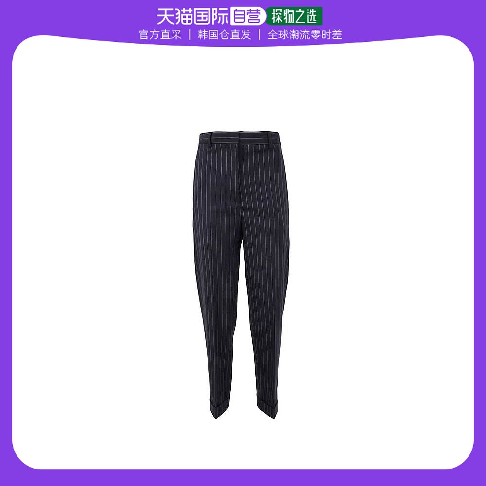 韩国直邮ALBERTO BIANI22FW直筒裤女CC880 WO112980 NAVY BLUE-封面