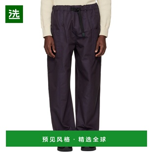 1h可退 香港直邮South2 West8 男士 紫色 Belted C.S. 长裤 QV557