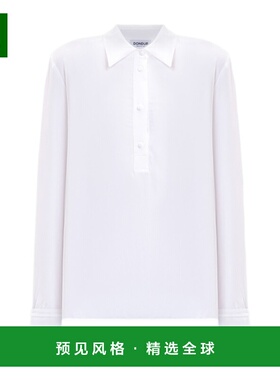 香港直邮DONDUP 女士衬衫 DC448SF0050DXXX000 SS2025 白色