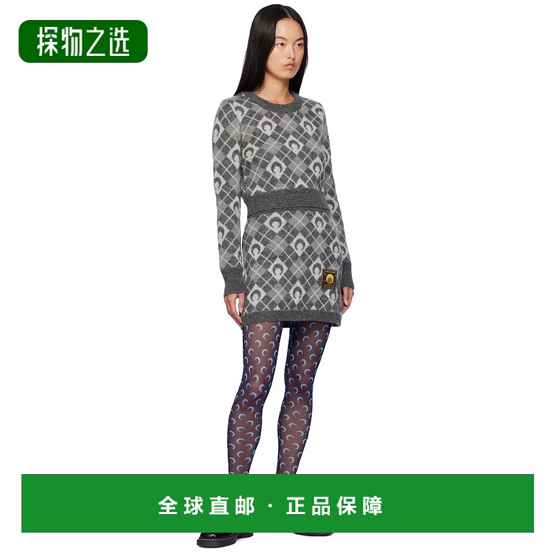 香港直邮Marine Serre 松紧腰半身裙 WSK060A