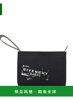 香港直邮GIVENCHY 男士化妆包 BK60FVK21H001 SS2026 黑色 印花lo