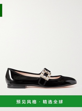 香港直邮ROGER VIVIER 罗杰·维维亚 女士 Très Vivier 水晶缀饰