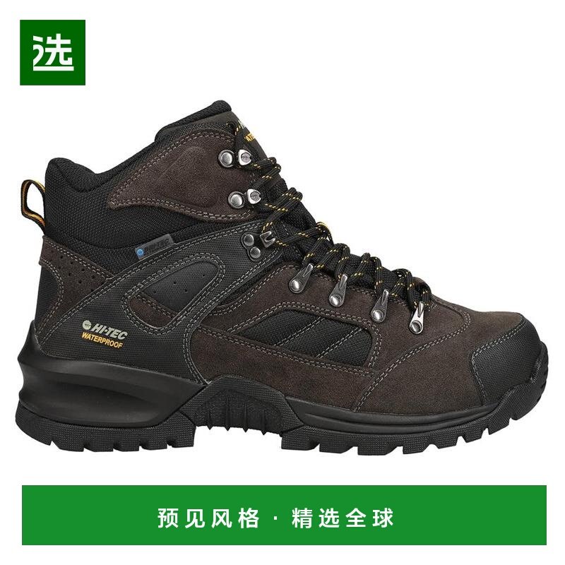 1h可退 【美国直邮】Hi Tec Rock Mid WP 黑色防水登山靴 男士时,流行男鞋,时装靴,淘宝优惠券,粉丝福利购,淘宝优惠卷