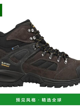 1h可退 【美国直邮】Hi Tec Rock Mid WP 黑色防水登山靴 男士时