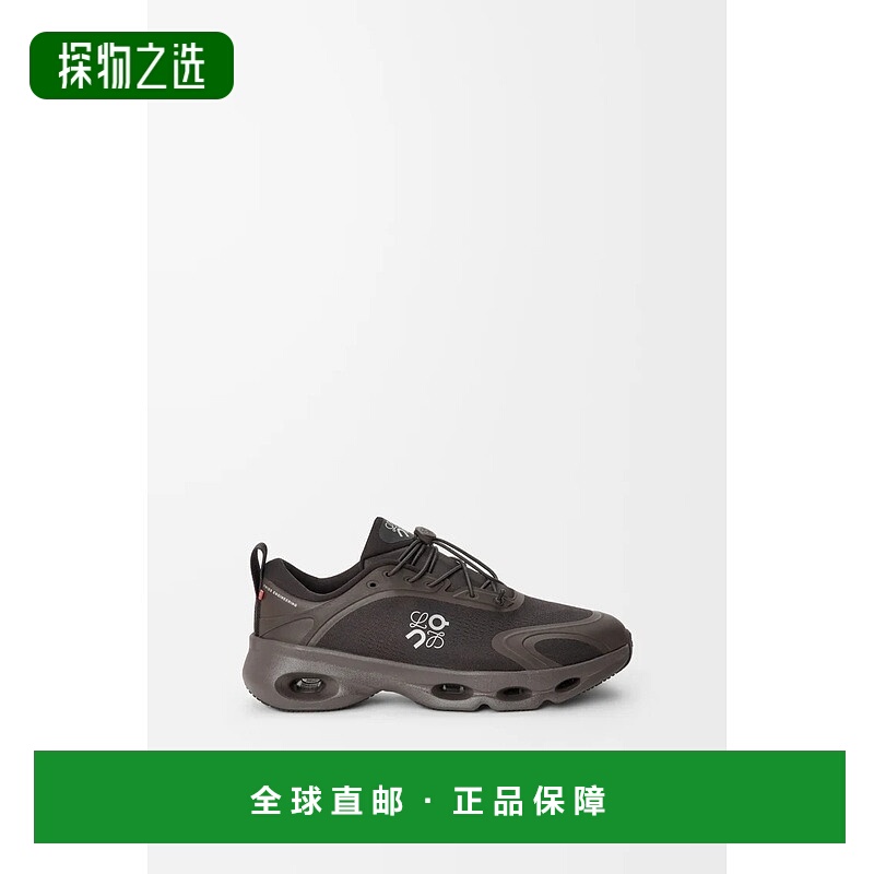 欧洲直邮Loewe罗意威 男士深棕色/黑色聚酯纤维泡沫鞋底运动