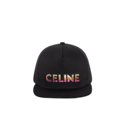香港直邮Celine 徽标刺绣帽子 2AUW9641M.潮流时尚穿搭高级感正品