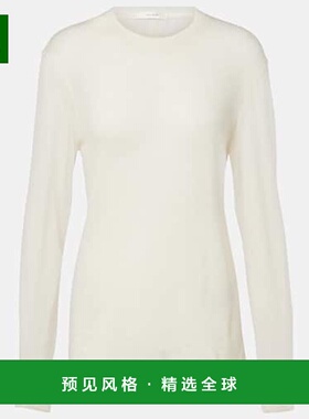 香港直邮The Row 女士 Amia 羊绒毛衣 beige米色 舒适时尚