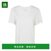 V领毛衣 1h可退 E25M406FT 女士 短袖 香港直邮Majestic Filatures