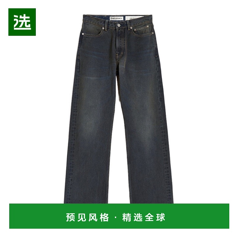 香港直邮Our Legacy 腰带环牛仔裤 W4255FD
