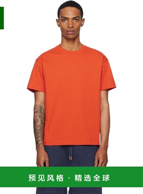 1h可退 香港直邮moncler 男士 Moncler x Gilga Farm 橙色 T 恤 K