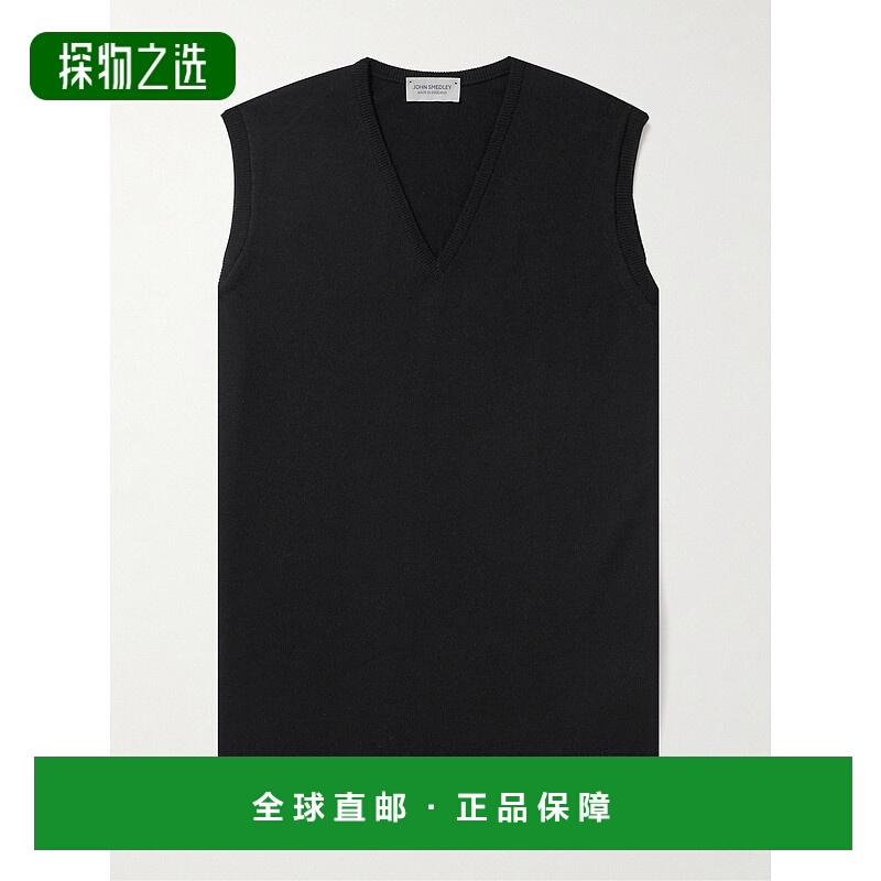 香港直邮John Smedley 男士 Hadfield 美利奴羊毛毛衣马甲 HADFIE