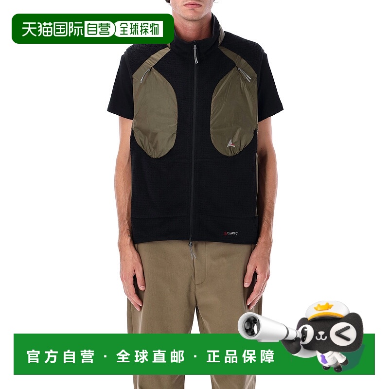 香港直邮Roa 男士 ROA Ocular Polartec Loft 高橄榄绿背心(黑色)
