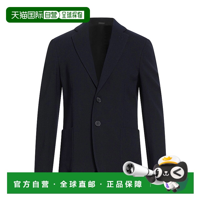 香港直邮Armani 阿玛尼 男士 西装外套 blue蓝色 舒适时尚
