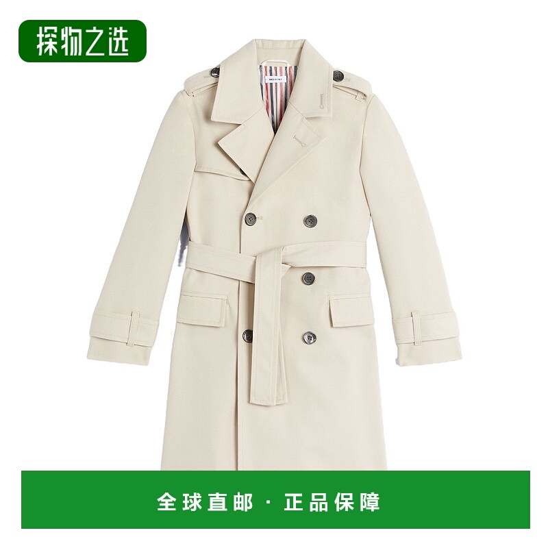 香港直邮Thom Browne 双排扣防水斜纹风衣 KOC005A06111