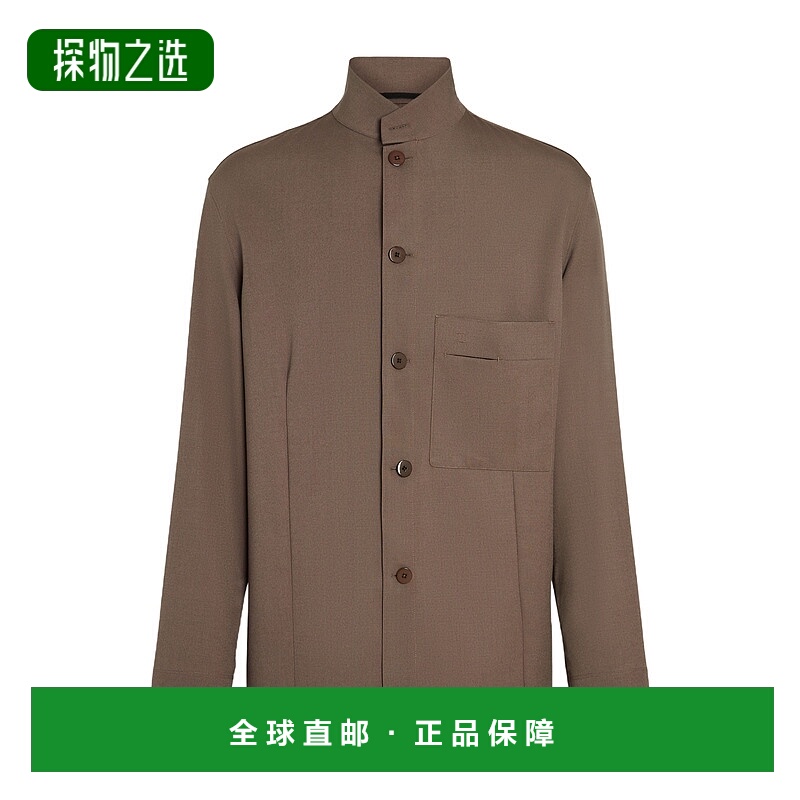 香港直邮Zegna 长袖外套衬衫 987038A9