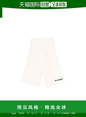 香港直邮Jil Sander 徽标印花软垫围巾 J40TE0002J70008高端时尚