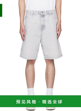 香港直邮CARHARTT WIP 男士 灰色 Single Knee 短裤 I035558
