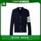条纹纽扣开衫 香港直邮Thom Browne MKC001A00011羊绒