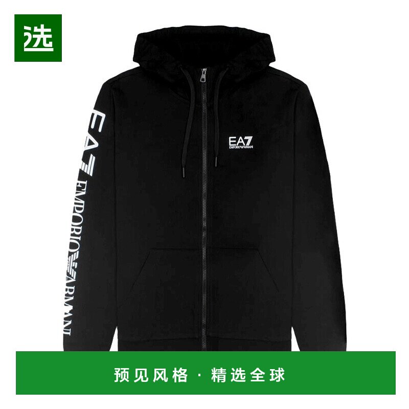 香港直邮EA7 Emporio Armani logo连帽卫衣 8NPM13PJ05Z1200长袖