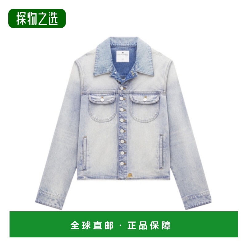 香港直邮Courreges 长袖牛仔夹克 124DBL152DE0016