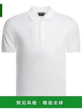 1h可退 香港直邮TOM FORD 男士POLO衫 KPS035YMC040WAB SS2026 白