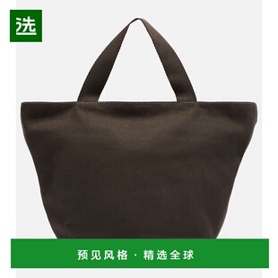 1h可退 香港直邮The Row 女士 Sisal 中号帆布手提包 brown棕色