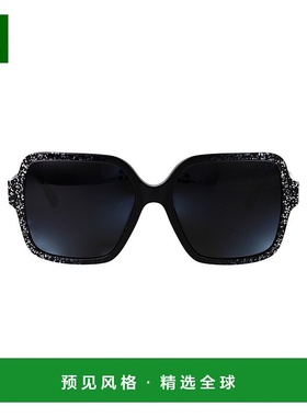 1h可退 香港直邮Jimmy Choo 周仰杰 女士 黑色渐变亮片醋纤太阳眼