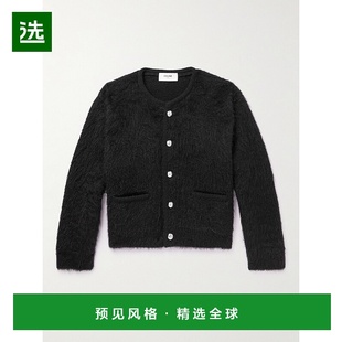 磨毛马海毛混纺针织开衫 男士 2AD8P282W 思琳 香港直邮Celine