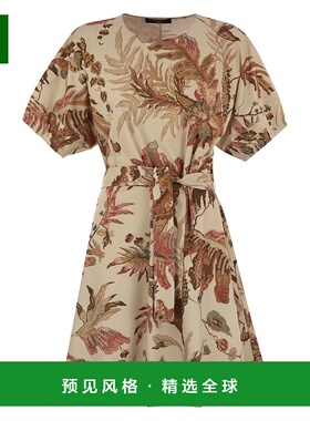 香港直邮Weekend Max Mara 女士 GENERO 印花棉质T恤式连衣裙 252