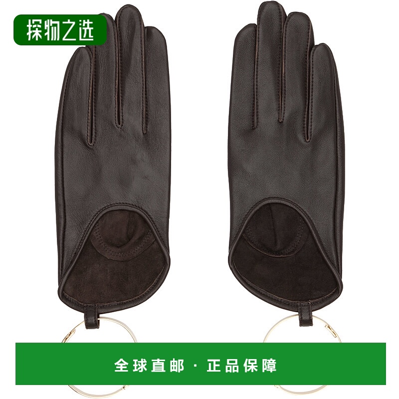 香港直邮Sacai 女士 棕色 Bangle 手套 2508253 brown棕色 舒适时