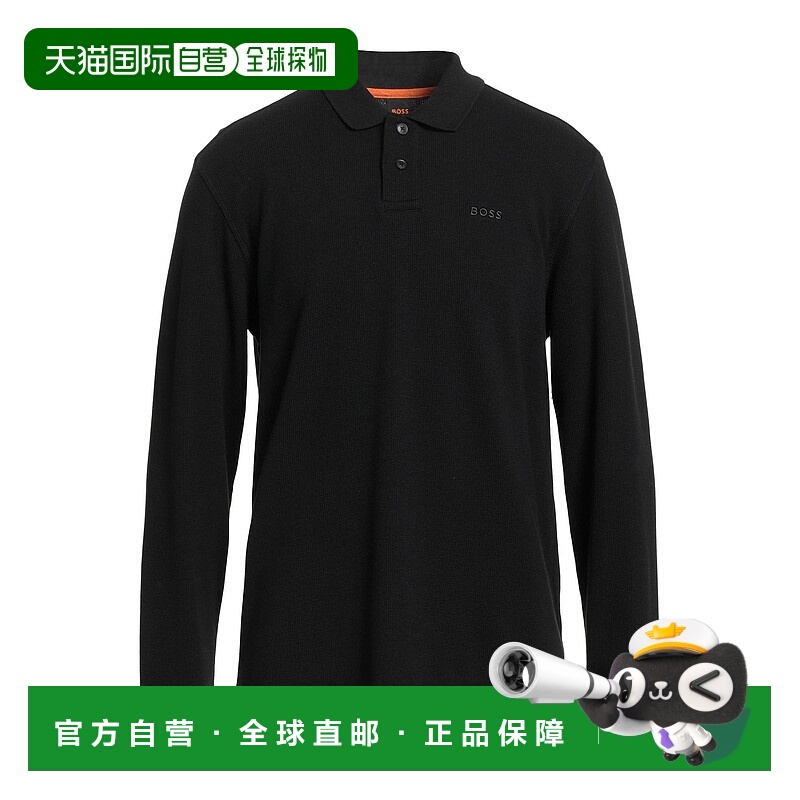 1h可退 香港直邮BOSS 波士 男士 毛衣 black黑色 舒适时尚